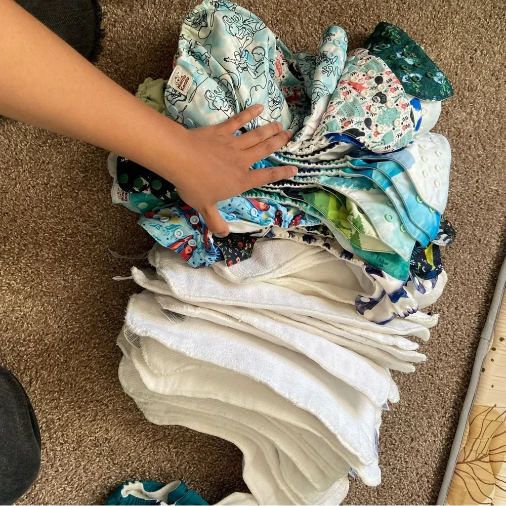 Mama Koala Reusable Cloth Diaper Covers & Inserts Set